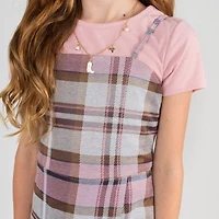 Rare Editions Big Kid Girls Plaid 2-pc. Dress Set