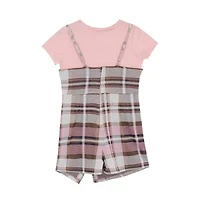 Rare Editions Big Kid Girls Plaid 2-pc. Dress Set