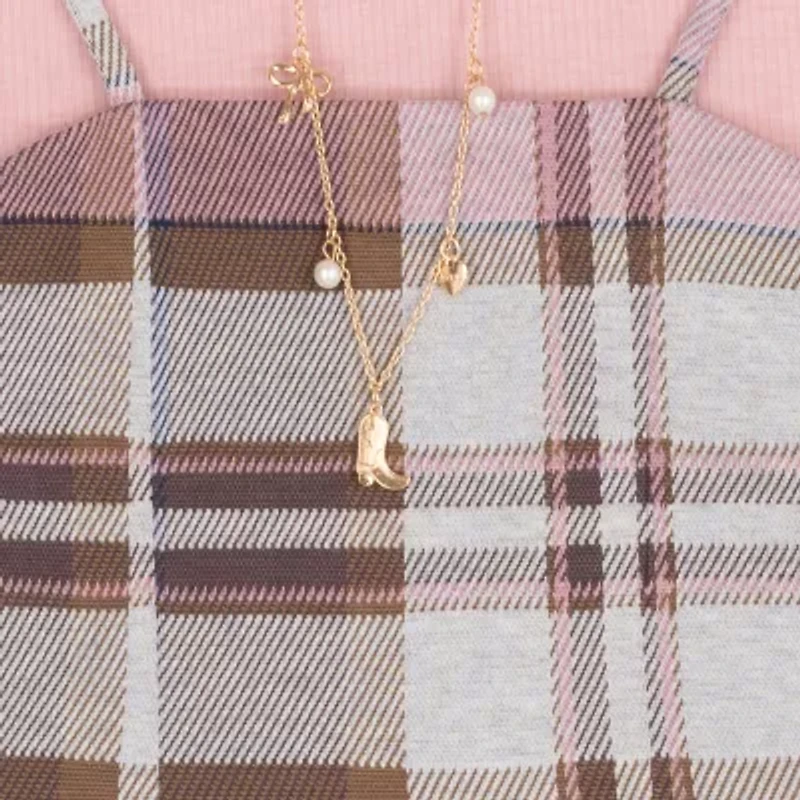Rare Editions Big Kid Girls Plaid 2-pc. Dress Set