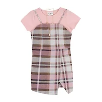 Rare Editions Big Kid Girls Plaid 2-pc. Dress Set
