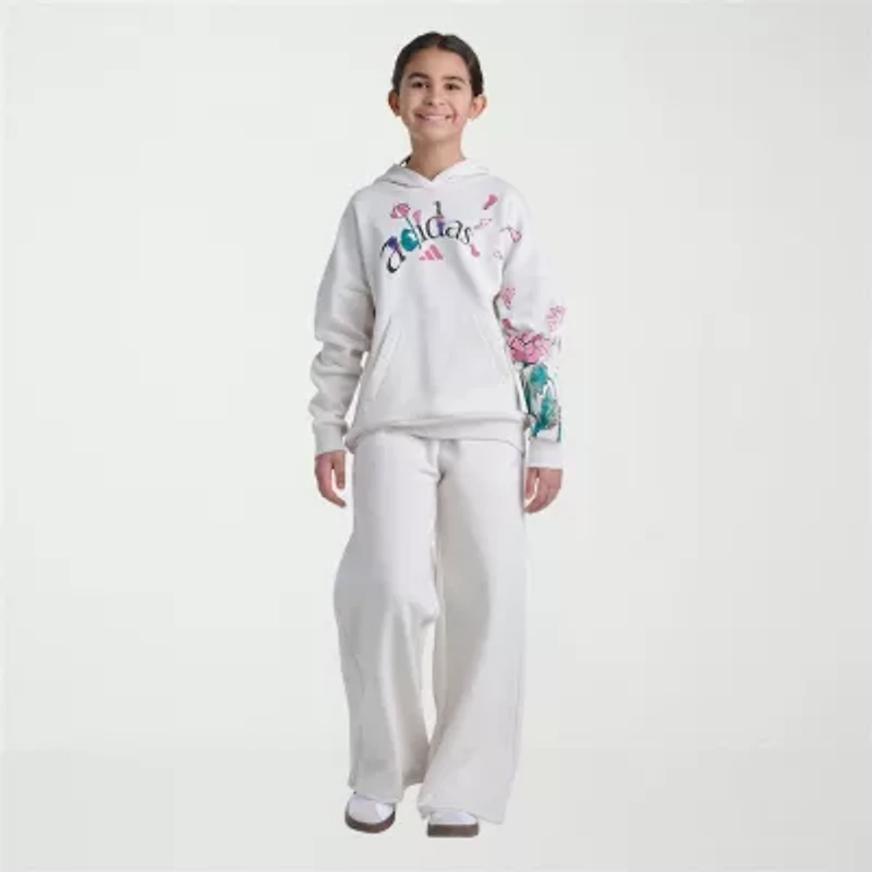 adidas Big Kid Girls Long Sleeve Active Hoodie