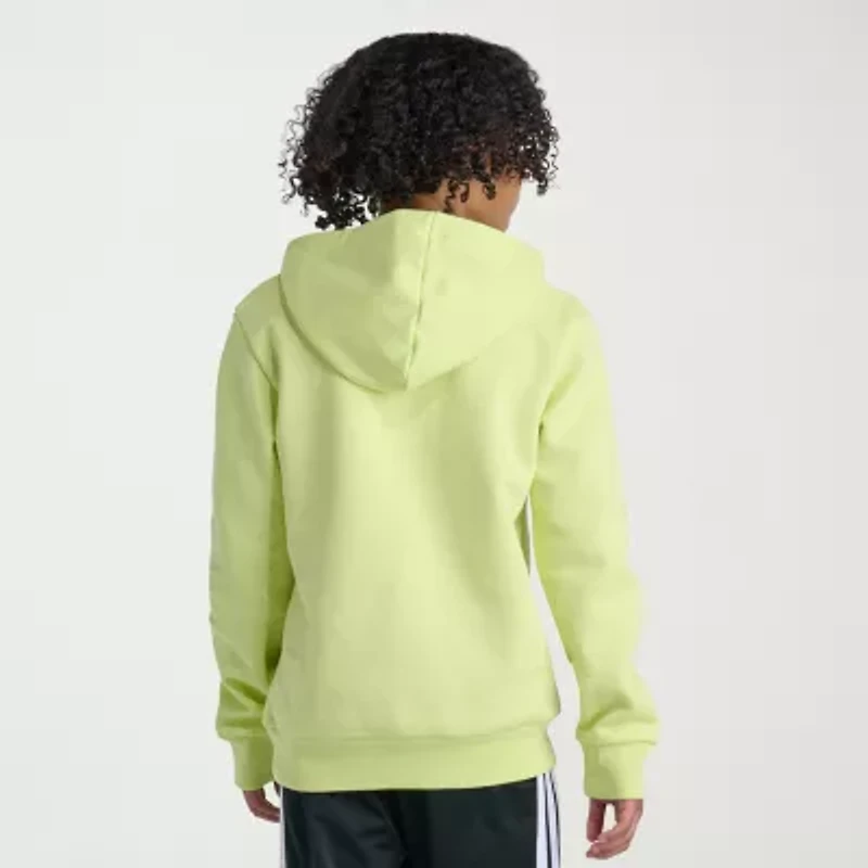 adidas Big Kid Boys Long Sleeve Fleece Active Hoodie