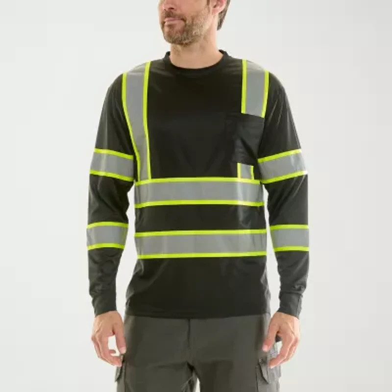 Hallstatt Workwear Mens High Visibility Long Sleeve Safety Shirt