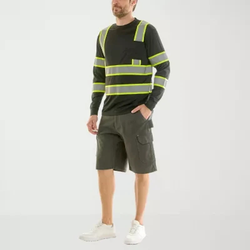Hallstatt Workwear Mens High Visibility Long Sleeve Safety Shirt