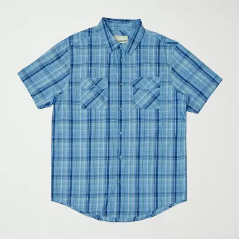 Hallstatt Workwear Mens Short Sleeve Regular Fit Button-Down Shirt