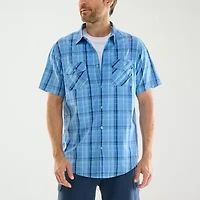 Hallstatt Workwear Mens Short Sleeve Regular Fit Button-Down Shirt