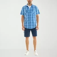 Hallstatt Workwear Mens Short Sleeve Regular Fit Button-Down Shirt