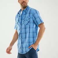 Hallstatt Workwear Mens Short Sleeve Regular Fit Button-Down Shirt