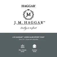 Haggar JMH Mens Plaid Slim Fit Sport Coat