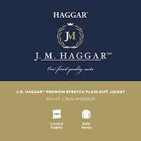 Haggar JMH Premium Mens Stretch Fabric Slim Fit Suit Jacket