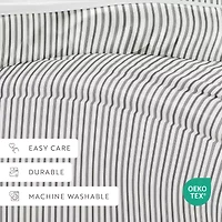 Casual Comfort Premium Ultra Soft Vertical Dreams  Duvet Cover Set