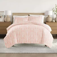 Casual Comfort Romantic Damask Pattern Oversized Duvet Cover Set
