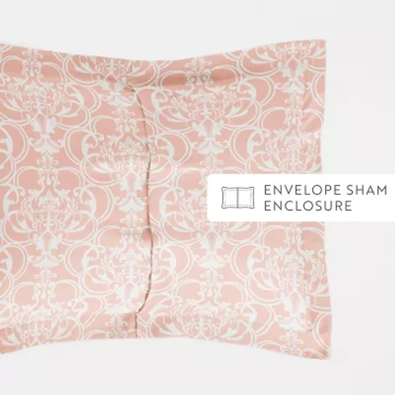 Casual Comfort Romantic Damask Pattern Oversized Duvet Cover Set