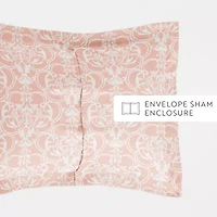 Casual Comfort Romantic Damask Pattern Oversized Duvet Cover Set