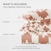 Casual Comfort Adobe Diamond Patterned Duvet Cover Set