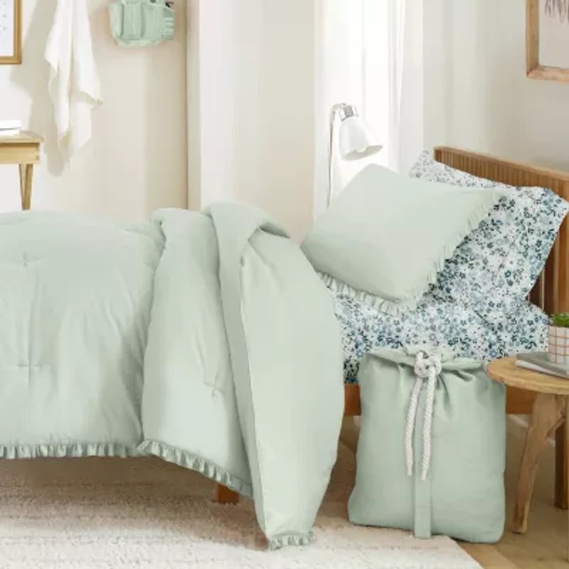 Casual Comfort Dorm In A Bag 7-pc. Down Alternative Complete Bedding Set with Sheets