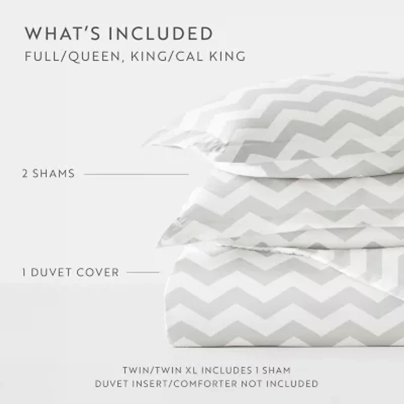 Casual Comfort Premium Ultra Soft Arrow Pattern Duvet Cover Set