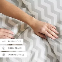 Casual Comfort Premium Ultra Soft Arrow Pattern Duvet Cover Set