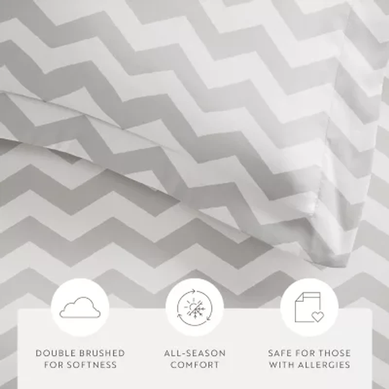 Casual Comfort Premium Ultra Soft Arrow Pattern Duvet Cover Set