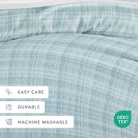 Casual Comfort Premium Ultra Soft Polka Dot Pattern Duvet Cover Set