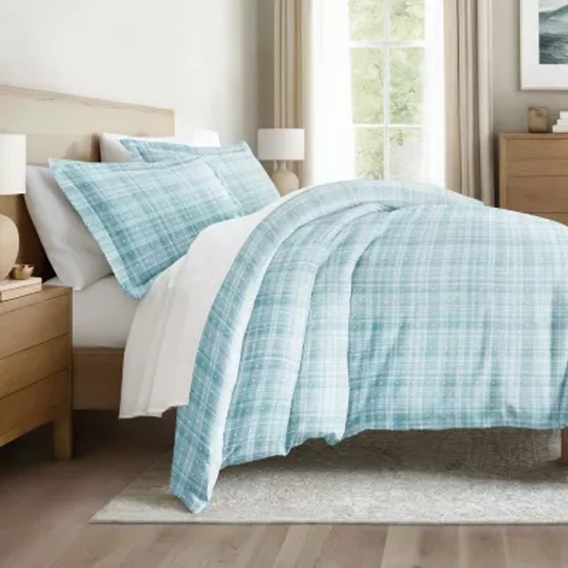 Casual Comfort Premium Ultra Soft Polka Dot Pattern Duvet Cover Set