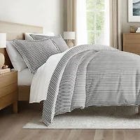 Casual Comfort Premium Ultra Soft Ribbon Pattern Duvet Cover Set