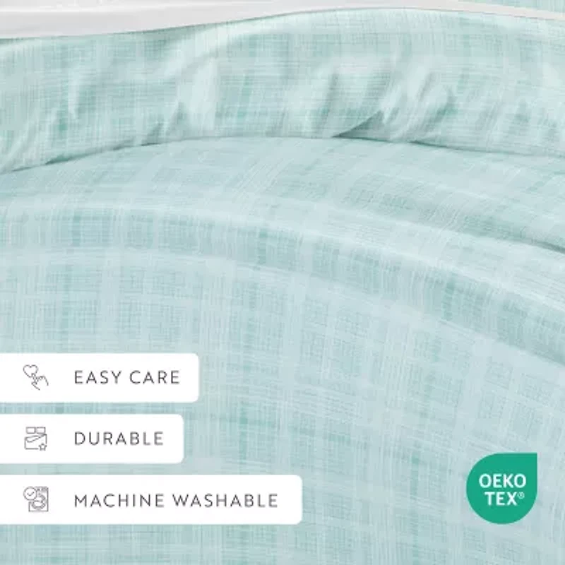 Casual Comfort™ Premium Ultra Soft Thatch Pattern Duvet Cover Set