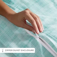 Casual Comfort™ Premium Ultra Soft Thatch Pattern Duvet Cover Set