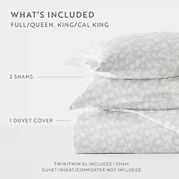 Casual Comfort Premium Ultra Soft Wheatfield Pattern Duvet Cover Set