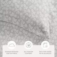 Casual Comfort Premium Ultra Soft Wheatfield Pattern Duvet Cover Set