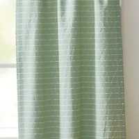 CURTIANWORKS Bridge 2-pc. Rod Pocket Window Tier