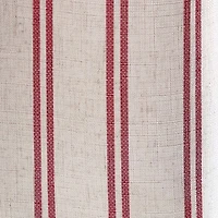 CURTIANWORKS Banner Stripe 3-pc. Rod Pocket Kitchen Curtains & Drapes Window Set