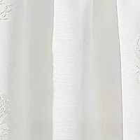 CURTIANWORKS Grace Floral Rod Pocket Valance