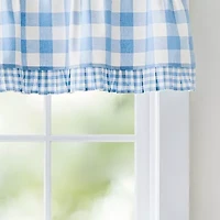 CURTIANWORKS Buffalo Rod Pocket Tailored Valance