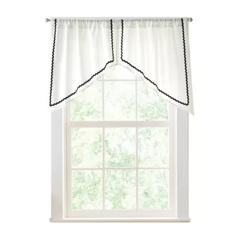 CURTIANWORKS Rita Rod Pocket Valance