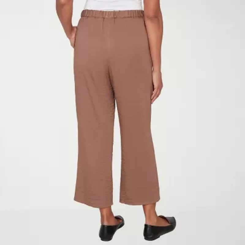 Alfred Dunner Spice Market Womens Straight Ankle Pant