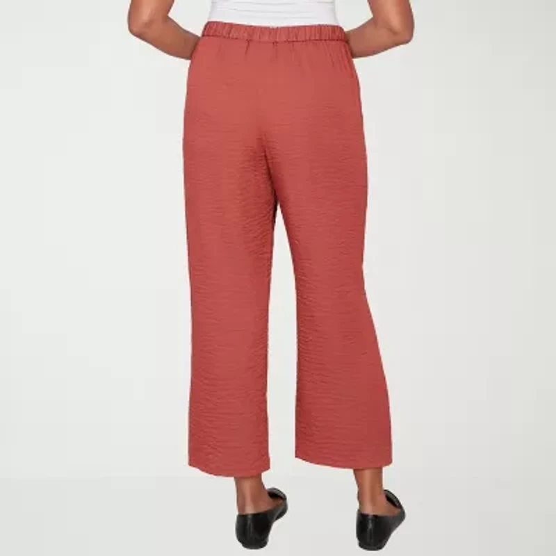 Alfred Dunner Spice Market Womens Straight Ankle Pant