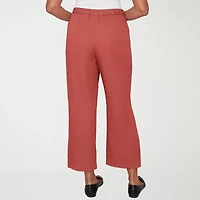 Alfred Dunner Spice Market Womens Straight Ankle Pant