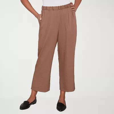 Alfred Dunner Spice Market Womens Straight Ankle Pant