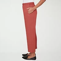 Alfred Dunner Spice Market Womens Straight Ankle Pant