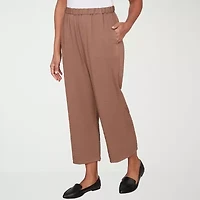 Alfred Dunner Spice Market Womens Straight Ankle Pant