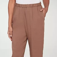 Alfred Dunner Spice Market Womens Straight Ankle Pant