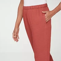 Alfred Dunner Spice Market Womens Straight Ankle Pant