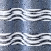 CURTIANWORKS Denim Yarn Dye 2-pc. Rod Pocket Window Tier