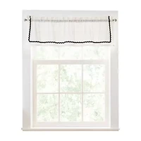 CURTIANWORKS Rita Rod Pocket Tailored Valance