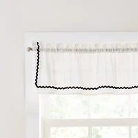 CURTIANWORKS Rita Rod Pocket Tailored Valance