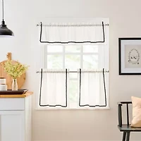CURTIANWORKS Rita Rod Pocket Tailored Valance