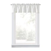 CURTIANWORKS Grace Floral Rod Pocket Tailored Valance