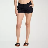 VOLCOM Juniors Womens Mid Rise Shortie Short