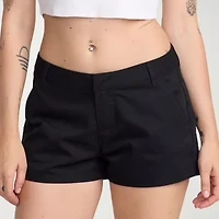VOLCOM Juniors Womens Mid Rise Shortie Short